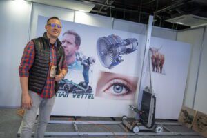 wallKing na targach Bud-Gryf & Home w Szczecinie – druk ścienny na żywo