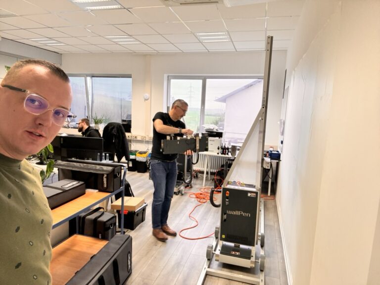 Szkolenie wallKing u producenta drukarek WallPen w Niemczech